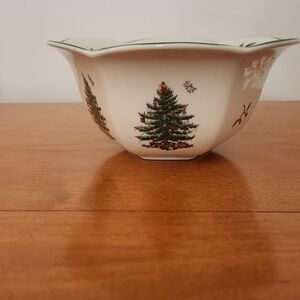Festive Spode Christmas Tree Bowl